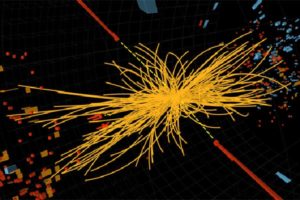 Detección de partículas en el LHC. Imagen: CERN.:left